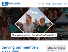 Tablet Screenshot of benefitsassociation.com